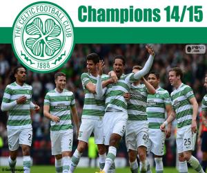 Układanka Celtic FC mistrz 2014-2015