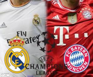 Układanka Champions League - Liga Mistrzów UEFA półfinał 2013-14, Real Madryt - Bayern