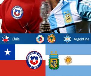 Układanka CHI - ARG, finałowy Copa America 2015