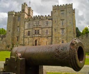 Układanka Chillingham w zamku, w Anglii