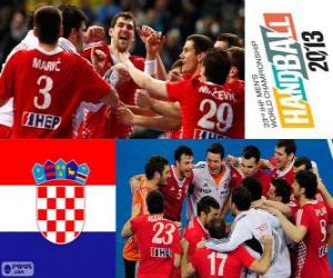 Układanka Chorwacja, brązowy medal mistrzostw świata w piłce ręcznej 2013