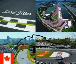 Układanka Circuit Gilles Villeneuve - Kanada -