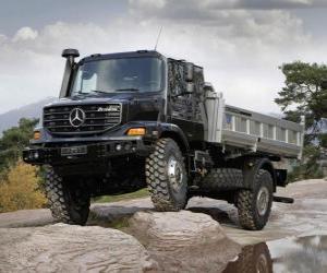 Układanka Ciężarówki Mercedes Benz Zetros