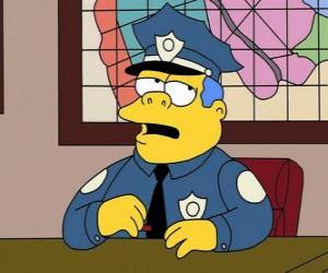 Układanka Clancy Wiggum - Główny Wiggum i jego urzędu