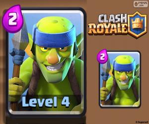 Układanka Clash Royale Spear Goblins