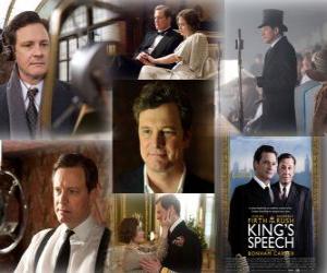 Układanka Colin Firth nominowany do Oscara 2011 za najlepszą rolę męską dla Jak zostać królem