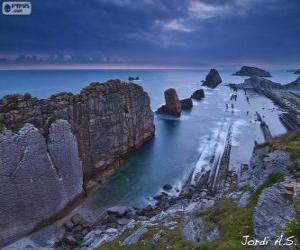 Układanka Costa Quebrada, Cantabria, Hiszpania