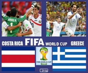 Układanka Costa Rica - Grecja, mecze ósmej, Brazylia 2014