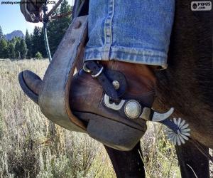 Układanka Cowboy boot