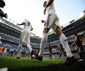 Układanka Cristiano Ronaldo i Kaka opuszczeniem boiska