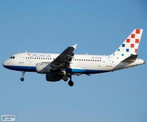 Układanka Croatia Airlines-narodowe linie lotnicze z Chorwacji