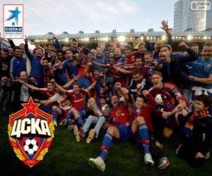 Układanka CSKA Moskwa, Champion Liga Premier 2013-2014, rosyjski football league