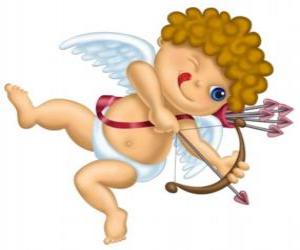 Układanka Cupid strzelanie z łuku arrow