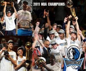 Układanka Dallas Mavericks 2011 Mistrzowie NBA