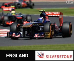 Układanka Daniel Ricciardo - Toro Rosso - Silverstone, 2013