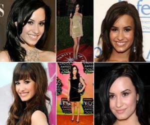 Układanka Demi Lovato jest aktorka i piosenkarka amerykańskiego rocka. Znana z roli Mitchie Torres w Disney Channel Original Movie, Camp Rock