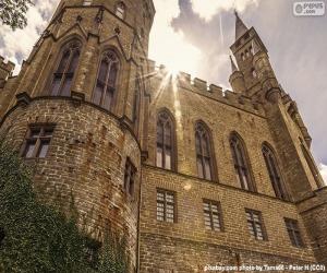 Układanka Detal Hohenzollern Castle, Niemcy