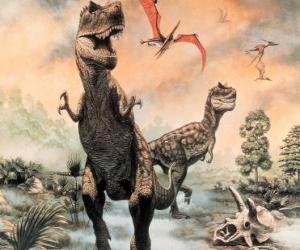 Układanka Dinozaury i Pterodaktyl