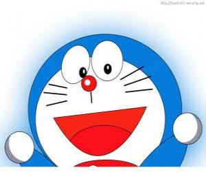 Układanka Doraemon jest przyjacielem Nobita magii i przygód bohatera