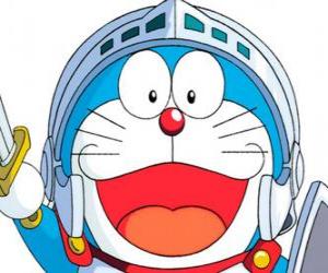 Układanka Doraemon w jednym z jego przygodach