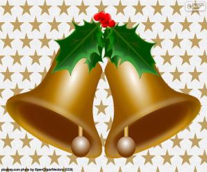 Układanka Dwa Dzwonki Boże Narodzenie