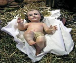 Układanka Dzieciątka Jezus w żłobie