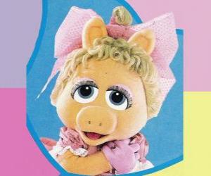 Układanka Dziecko Piggy, Muppet Dziecko Miss Piggy