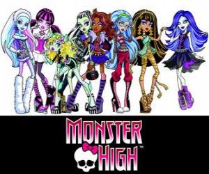 Układanka Dziewczyny z Monster High