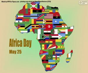 Układanka Dzień Afryki