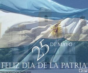 Układanka Dzień ojczyzny Argentyny