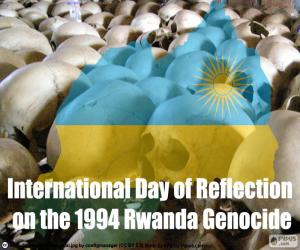 Układanka Dzień refleksji na temat ludobójstwa w Rwandzie 1994