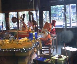 Układanka Elf Boże Narodzenie pracy w produkcji zabawek