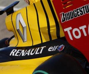 Układanka Emblemat Renault F1