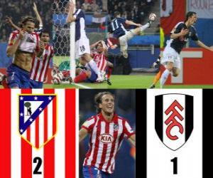 Układanka Europa League Final 2009-10 Atletico Madrid 2 - Fulham FC 1