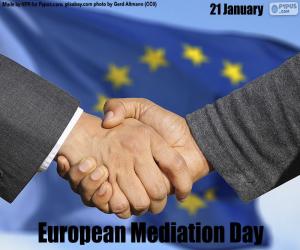 Układanka Europejski Dzień Mediacji