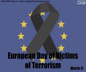 Układanka Europejski Dzień Ofiar Terroryzmu