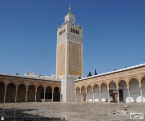 Układanka EZ-Zituna Meczet, Tunis, Tunezja