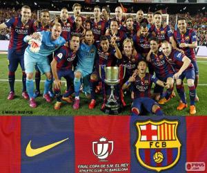 Układanka FC Barcelona Copa del Rey 2014-2015