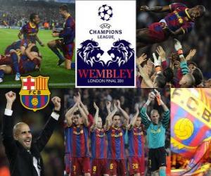 Układanka Fc Barcelona zakwalifikowała się do finału Ligi Mistrzów 2010-11