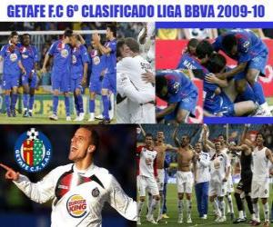 Układanka FC Getafe 6-sze niejawne Ligi BBVA 2009-2010