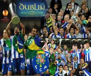 Układanka FC Porto mistrzem UEFA Europa League 2010-2011