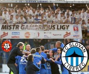 Układanka FC Slovan Liberec, mistrz Gambrinus Liga 2011-2012, Piłka nożna Republika Czeska