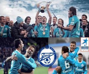 Układanka FC Zenit Sankt Petersburg, mistrz rosyjski Piłka nożna Priemjer-Liga 2011-2012