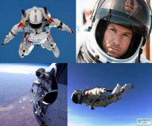 Układanka Feliks Baumgartner skoki stratosfery