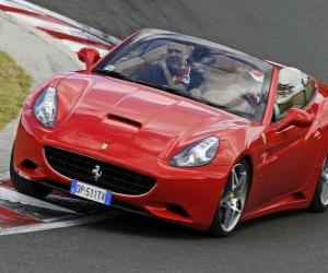 Układanka Felipe Massa Ferrari California jazdy - Hungaroring 2010 -