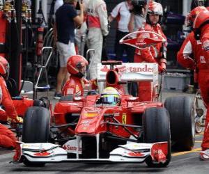 Układanka Felipe Massa - Ferrari - Hockenheim 2010