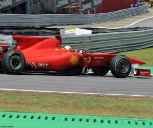 Układanka Felipe Massa - Ferrari - Interlagos 2010