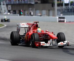 Układanka Felipe Massa-Ferrari - Montreal 2010