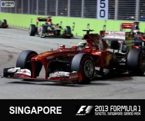 Układanka Felipe Massa - Ferrari - Singapur, 2013