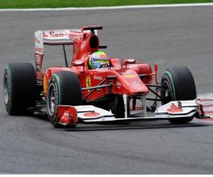 Układanka Felipe Massa - Ferrari - Spa-Francorchamps 2010
